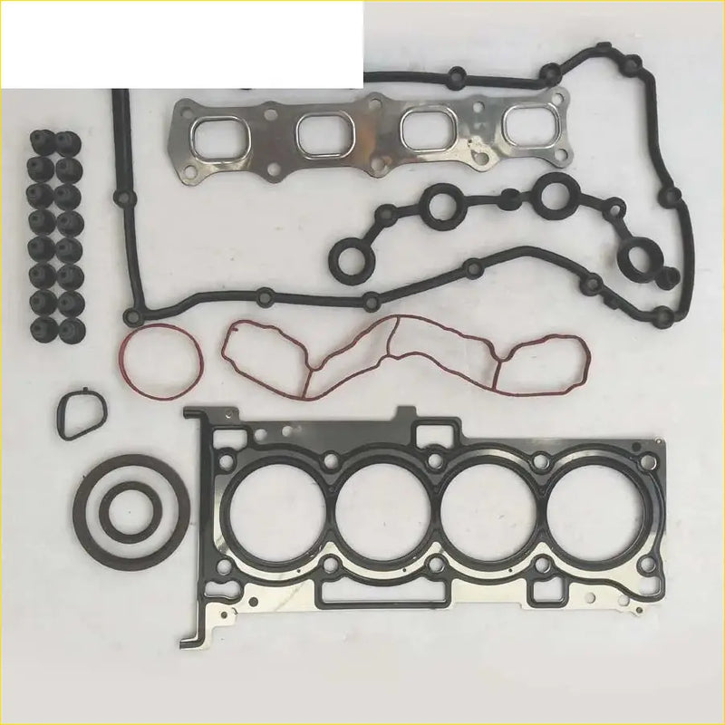 Black rubber gasket set with metallic engine head parts for dodge caliber avenger chrysler sebring valve cover seal