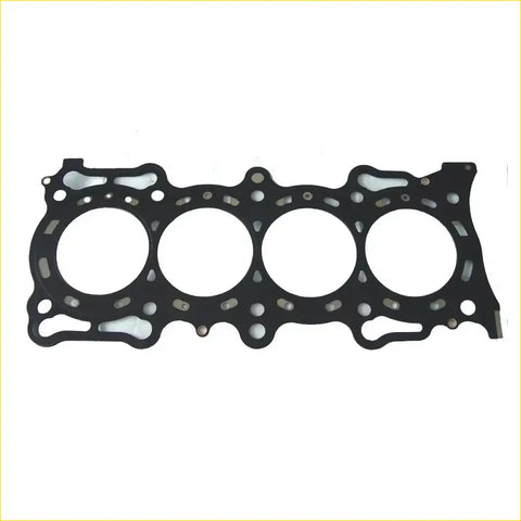 Black rubber head gasket with four circular openings and bolt holes for gasket pro f22a1 f22a4 rover 600 honda accord iv
