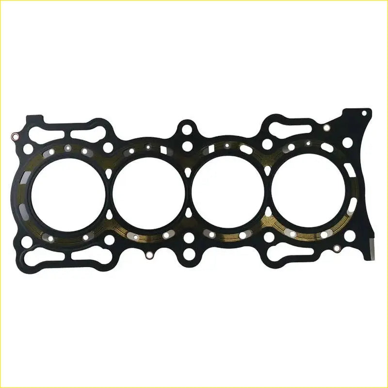 Black rubber gasket pro f22b1 with four holes and metallic strips for honda accord cylinder head gasket use