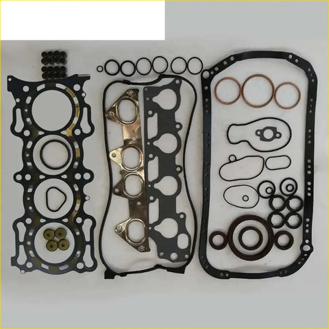 Black rubber gasket set with metallic parts and copper rings for gasket pro f22b2 f22b8 honda accord coupe and shuttle ra 2.2 16v