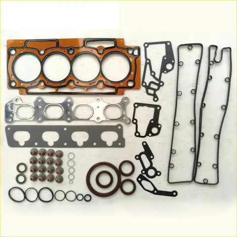 Orange and black engine head gasket set with metallic valve cover gaskets and seals for citroen c5 c8 2.2l ew12j4