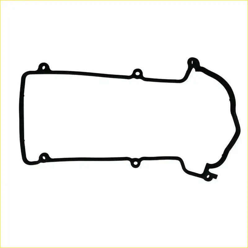 Black rubber gasket with multiple mounting holes for daihatsu sirion 1.0l ej series rocker cover gasket