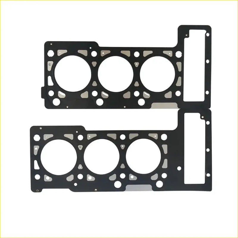 Black metal engine head gasket with three circular openings for dodge journey 27 or chrysler 300 m use
