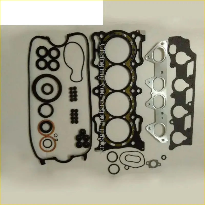 Black rubber and metal gasket pro engine head gasket set with seals o-rings and bolts for honda accord odyssey shuttle