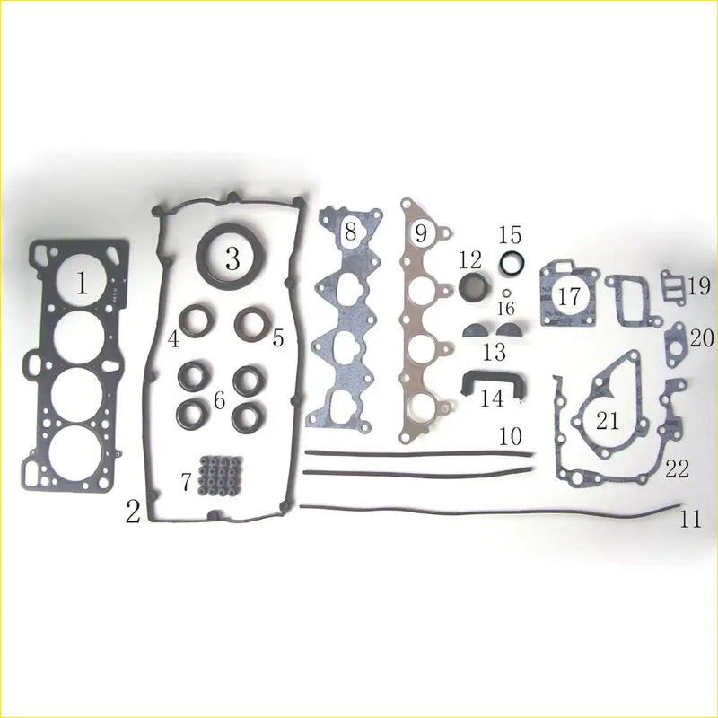 Black rubber gasket set for engine components full kit for hyundai accent getz rio 1.4 g4ee by gasket pro