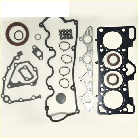 Black and silver metal head gasket kit with rubber seals and o-rings for hyundai accent saloon 1.3 g4ea engine