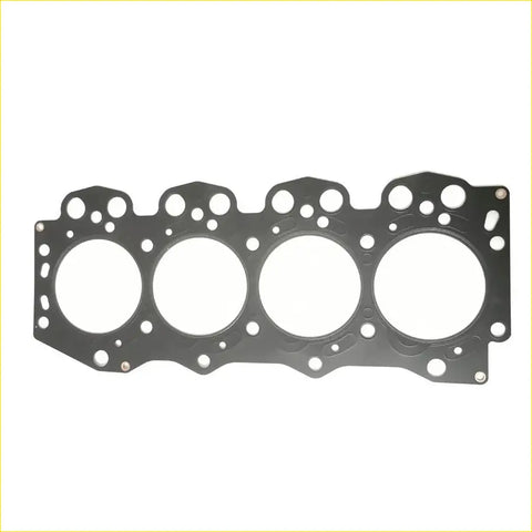 Black metal cylinder head gasket with four large holes and bolt holes for kia bongo pregio k2700 2.7 j2 engine