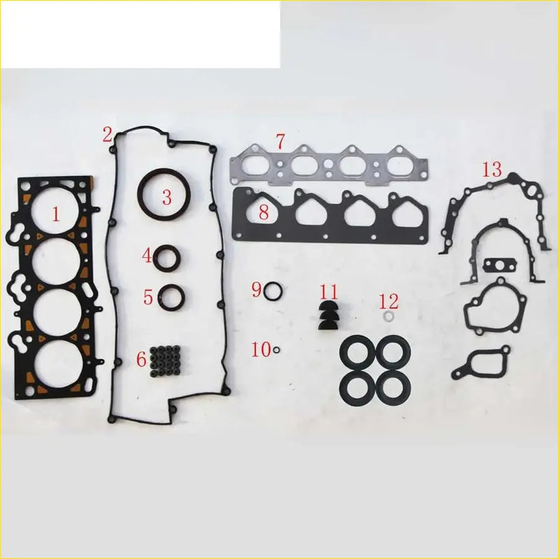 Black rubber gasket set with metallic parts for gasket pro full engine rebuild kit for kia sportage cerato forte soul 2.0 g4gc