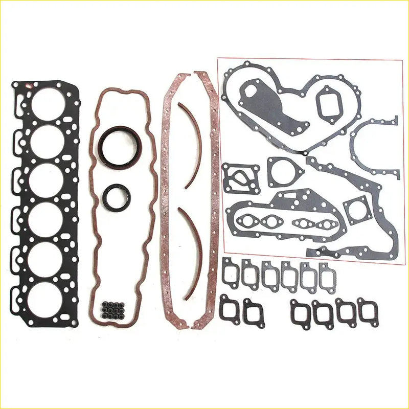 Black and brown engine gasket set with precise cutouts for 1.6l 2.0l or 3.5l engine from gasket pro for mazda truck t4100