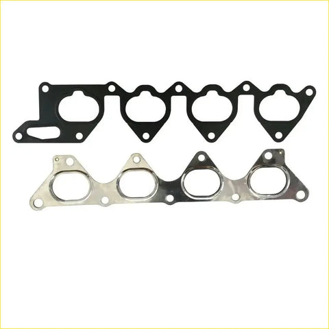 Black rubber gasket and silver metal manifold flange for mitsubishi lancer carisma fto intake exhaust manifold installation