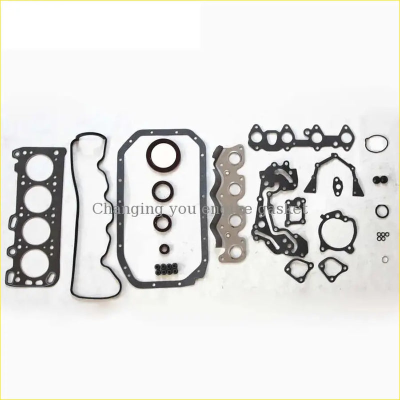 Black rubber gaskets and metal parts for gasket pro engine overhaul kit for mitsubishi lancer l300 celeste 4g33 4g36