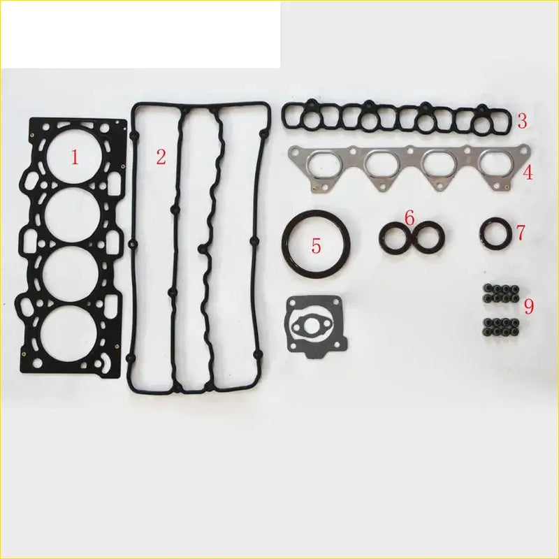 Black rubber gasket set made for mitsubishi space star gdi 16v 4g93 gdi engine head by gasket pro