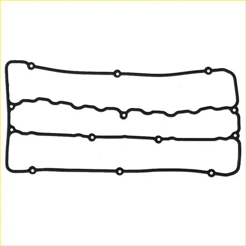 Black rubber valve cover gasket set with circular mounting holes for mitsubishi space star pajero ii volvo v40 s40 engine