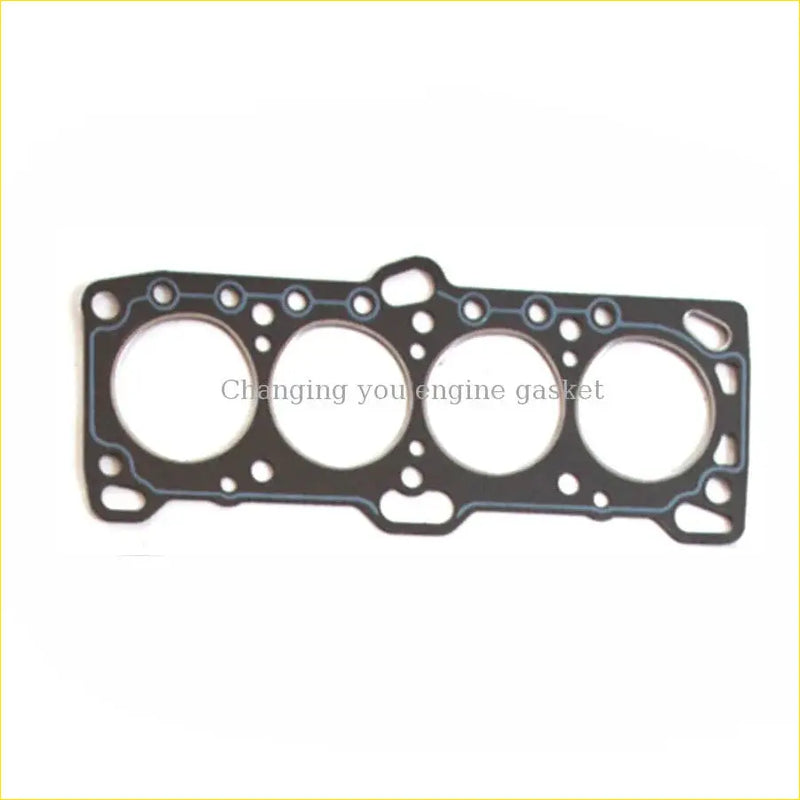 Black gasket pro cylinder head gasket with four circular openings and edge holes for mitsubishi tredia hyundai sonata 1.8