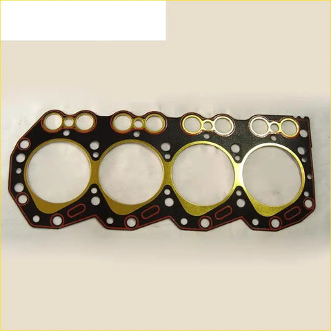 Black and gold cylinder head gasket with red sealing edges for nissan cabstar atleon td25 by gasket pro