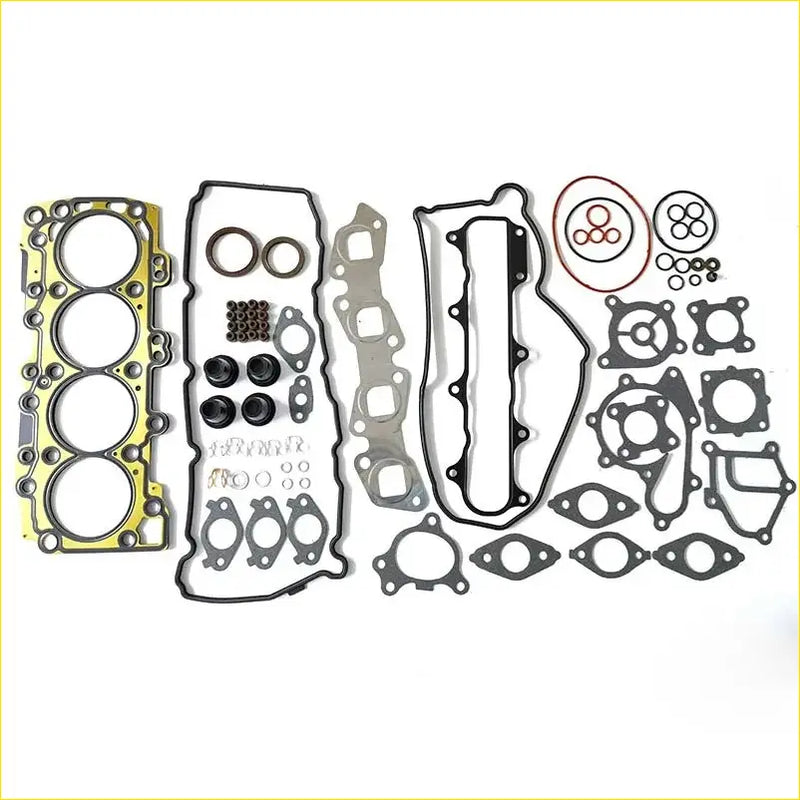 Yellow engine head gasket set with black rubber seals and metal parts for nissan murano nt400 navara pathfinder 2.5 yd25ddti