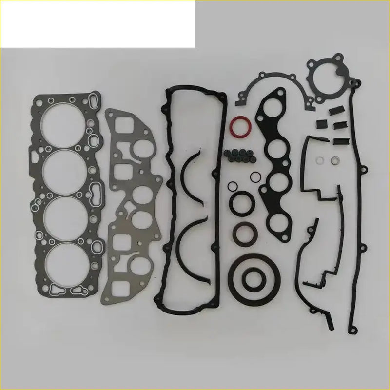Black and silver engine gasket set with rubber seals for nissan primera sunny almera cd20 cylinder head and valve cover