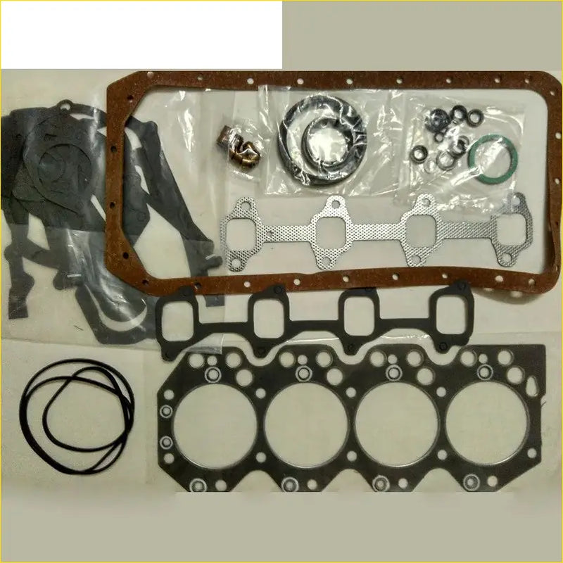 Black rubber gasket set with metal seals for toyota landcruiser dyna daihatsu delta diesel full set 04111