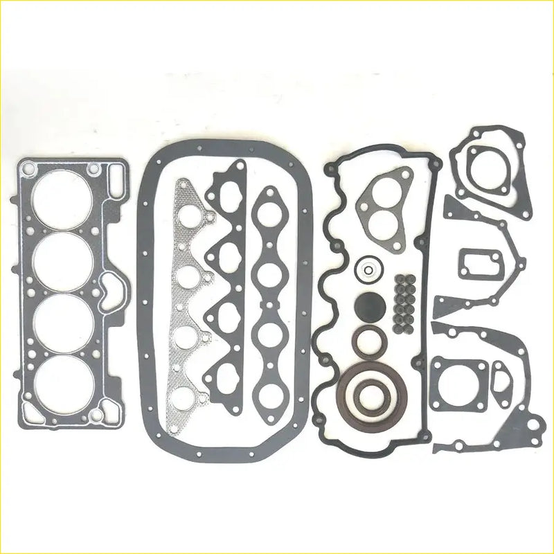 Black rubber gasket set made for hyundai accent engine components by gasket pro g4e g4ek full set