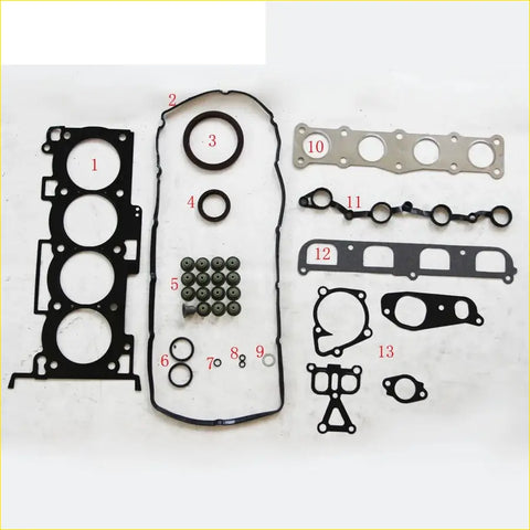 Black rubber gasket set with metal parts for hyundai sonata v saloon nf 2.4 engine head full set gasket pro g4kc