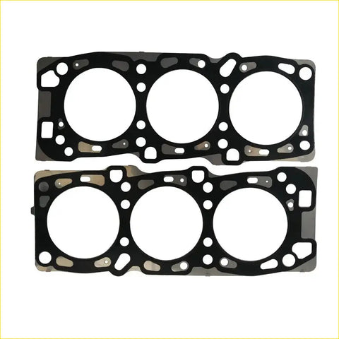 Black metal engine head gaskets with three circular openings for hyundai terracan or kia opirus amanti 3.5 use