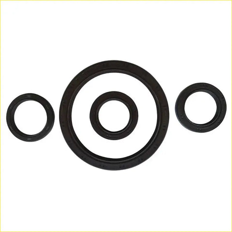 Black rubber gaskets in three sizes for gasket pro hyundai ef sonata and kit magentis 16v sirius-ii g4js crankshaft oil seal