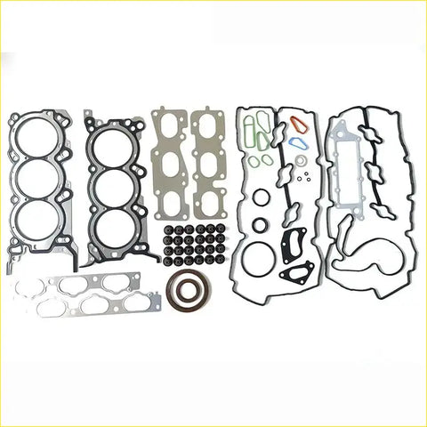 Metallic engine head gasket set with black rubber seals and various sized parts for hyundai grande sonata 3.3l g6db