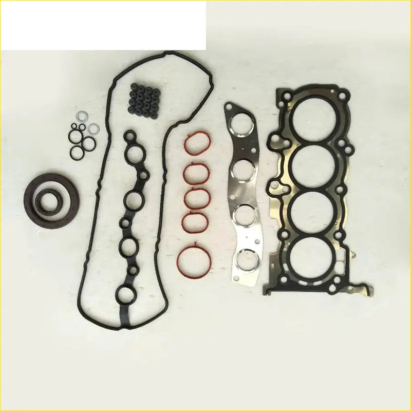 Black rubber gasket set with red and black o-rings metal parts and bolts for Hyundai i10 i20 Kia Rio III Picanto gasket pro full set