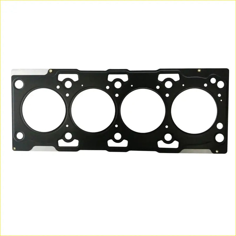 Black metal cylinder head gasket with four circular openings for hyundai trajet elantra santa and kia carens ii d4ea engines