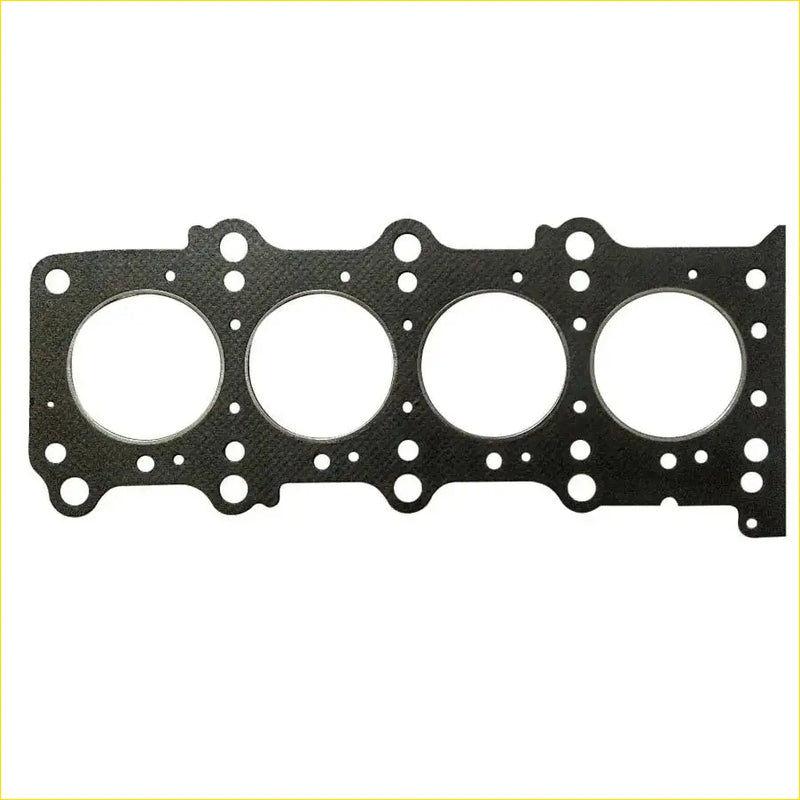 Black textured gasket pro j20a head gasket with four circular openings for suzuki vitara cabrio 2.0 cylinder