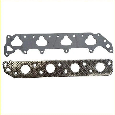 Two metallic gasket pro exhaust manifold gaskets for suzuki wagon r k10a k12a with smooth and textured finishes