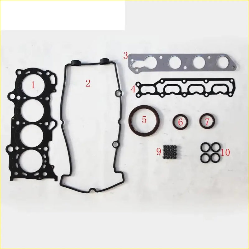 Black rubber gasket set made of metal for suzuki splash swift k14b k12b engine head and cylinder block use