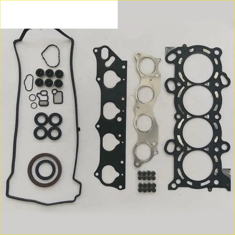 Black rubber gasket set with metal components for engine head assembly in gasket pro k20a7 k20a6 k24a accord 16v dohc full set