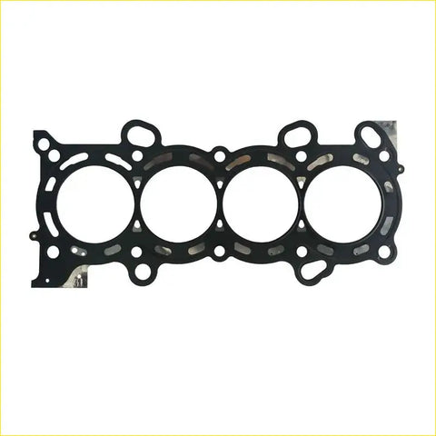 Black engine head gasket with four circular openings and textured surface for gasket pro k20a7 k24a honda engines