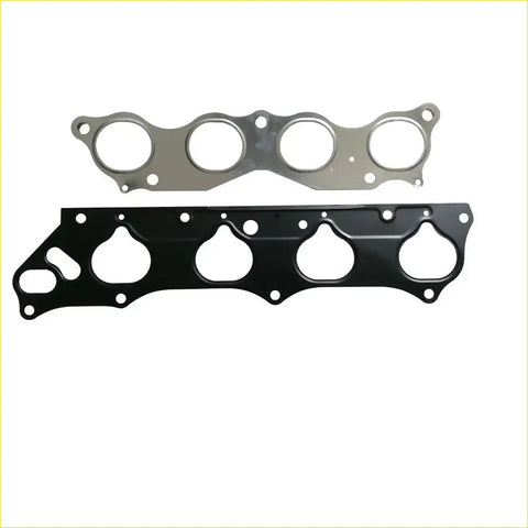 Black and silver metal engine head gaskets with circular openings for gasket pro k24a6 honda accord element 2.4 manifold