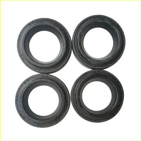 Black rubber spark plug seals with textured edge and smooth bore gasket pro k24a6 for honda accord element stepwagon