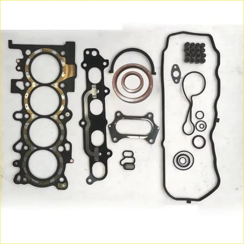 Black rubber gasket set with metal and silicone parts for Honda Civic Jazz 1.3 1.5 engine repair