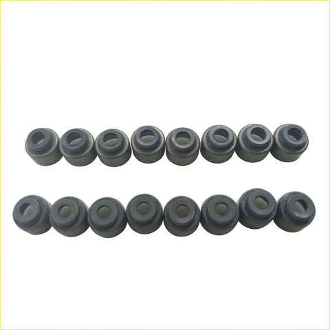 Black rubber gasket seals arranged in two rows for gasket pro lexus rx toyota camry valve stem oil seal set