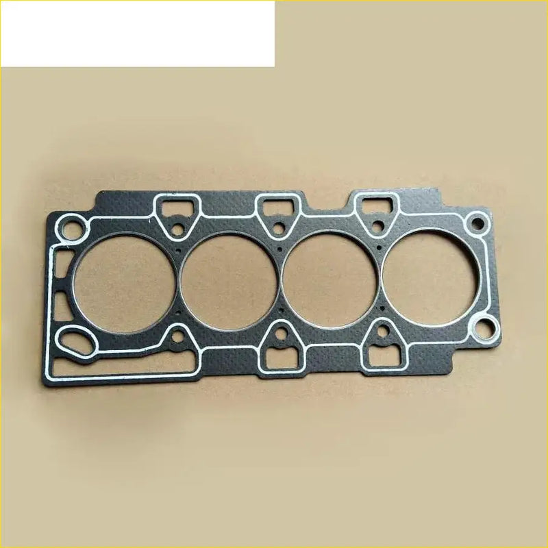 Black engine head gasket with four circular openings and metallic silver edges for lotus youngman l3 rcr 1.6l 16v engine