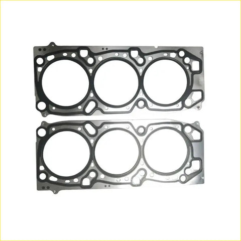 Black rubber gasket set for mitsubishi pajero eclipse 6g75 v77w three-cylinder engine cylinder head gasket md163051 x2