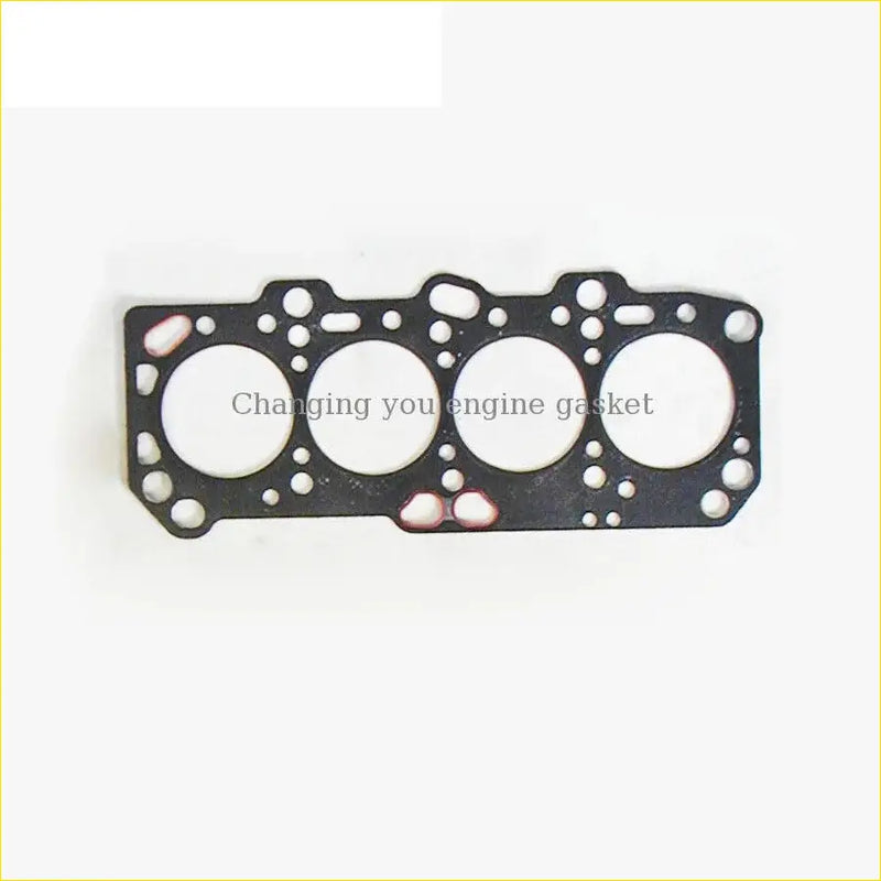 Black engine head gasket with four circular openings for mitsubishi space wagon 4d68 cylinder head gasket set