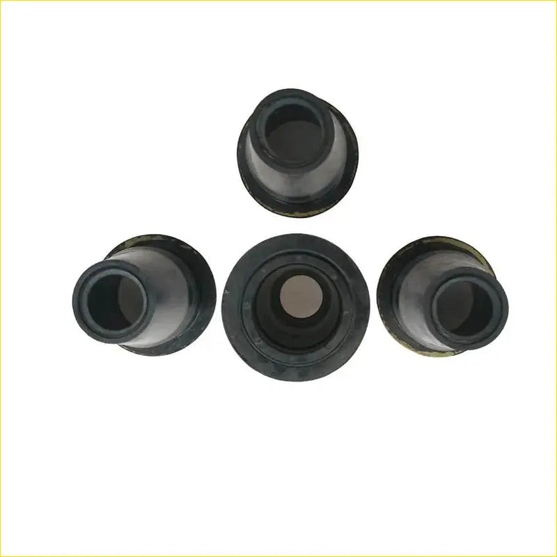 Black rubber bushings with matte finish and tapered shape for gasket pro nissan navara d22 25l yd25 spark plug gasket