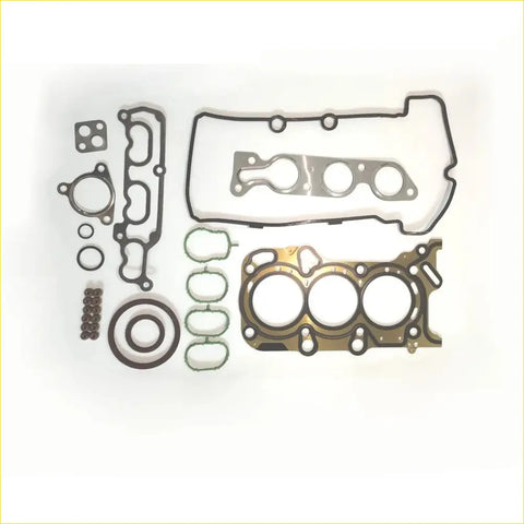 Set of black rubber sealed engine head gaskets with metallic parts for nissan pixo opel agila and suzuki splash rebuilding kits