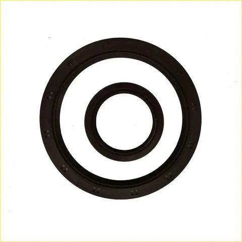 Black rubber crankshaft oil seal ring with concentric design for nissan sunny 1.8l qg18de gasket pro 2pcs