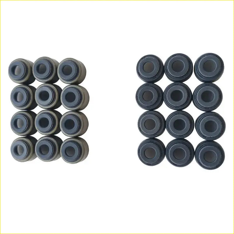 Black rubber valve stem seals in two grids for pajero sport ontero sport 6g72 6g74 24v gasket pro set