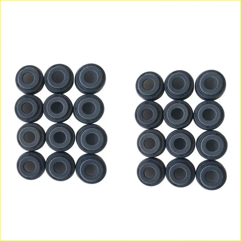 Black silicone earbud tips arranged in two rows for gasket pro valve stem oil seal kit mitsubishi eclipse iv convertible