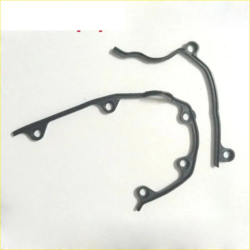 Black rubber gasket with multiple circular holes and wavy edge for subaru impreza forester legacy ej204 ej20 ej25 2pcs set