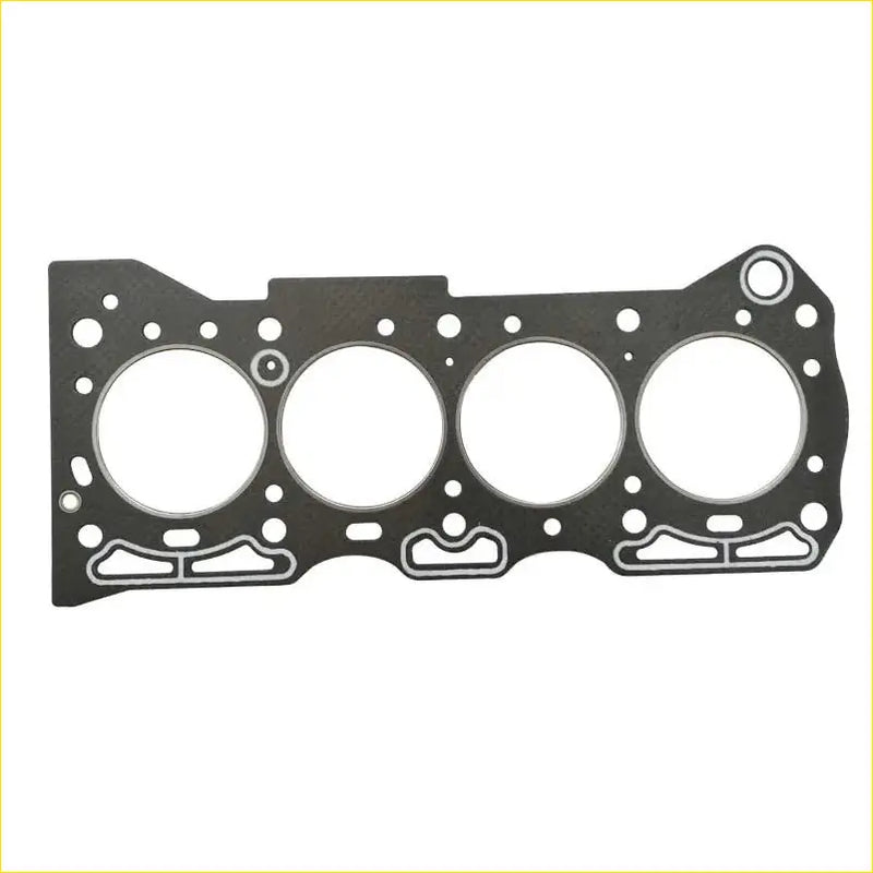 Black engine head gasket with four circular openings and small holes for suzuki swift 16v g13bb engine