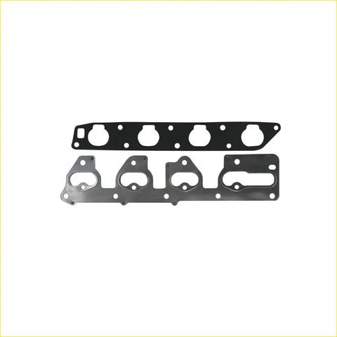 Black rubber gasket and metallic manifold mounting plate for gasket pro intake and exhaust manifold in daewoo rezzo