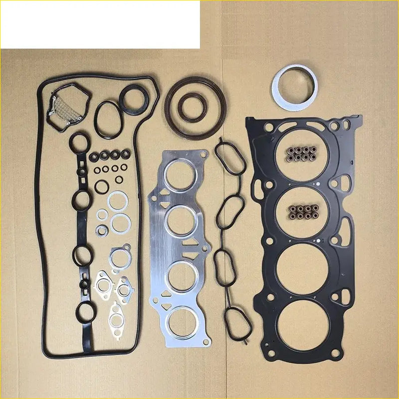 Black and silver metal engine head gasket set with seals rings and bolts for toyota avensis verso rav4 ii camry 16v 2azfe